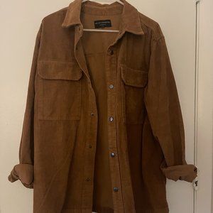 Brown Corduroy Shacket